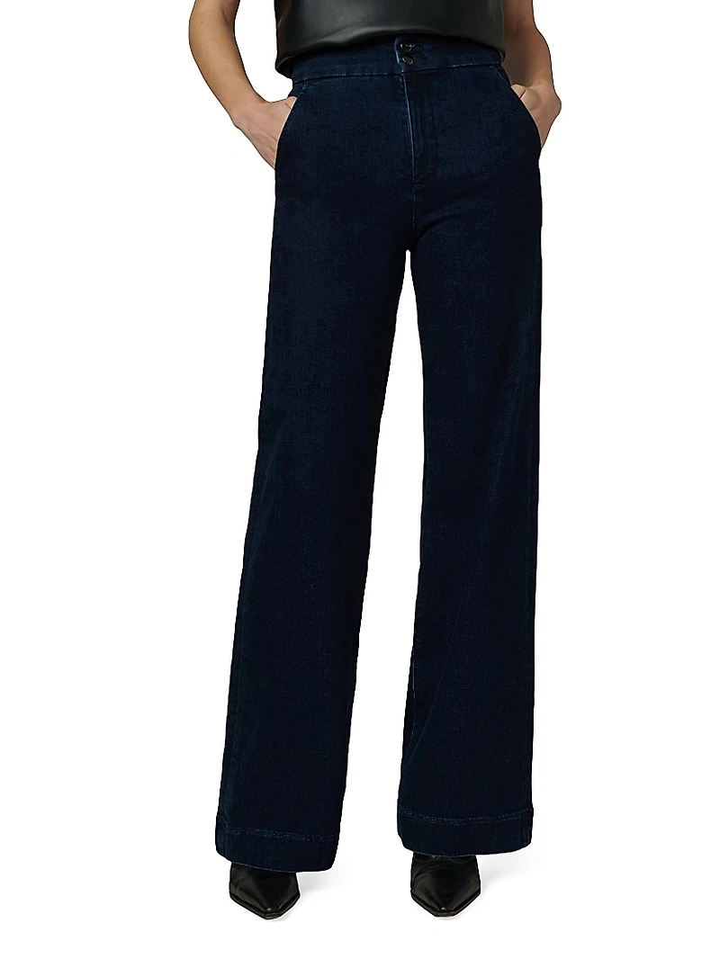 The Mason Denim Wide-Leg Pants