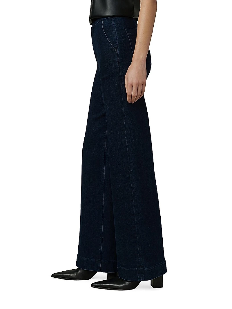 The Mason Denim Wide-Leg Pants