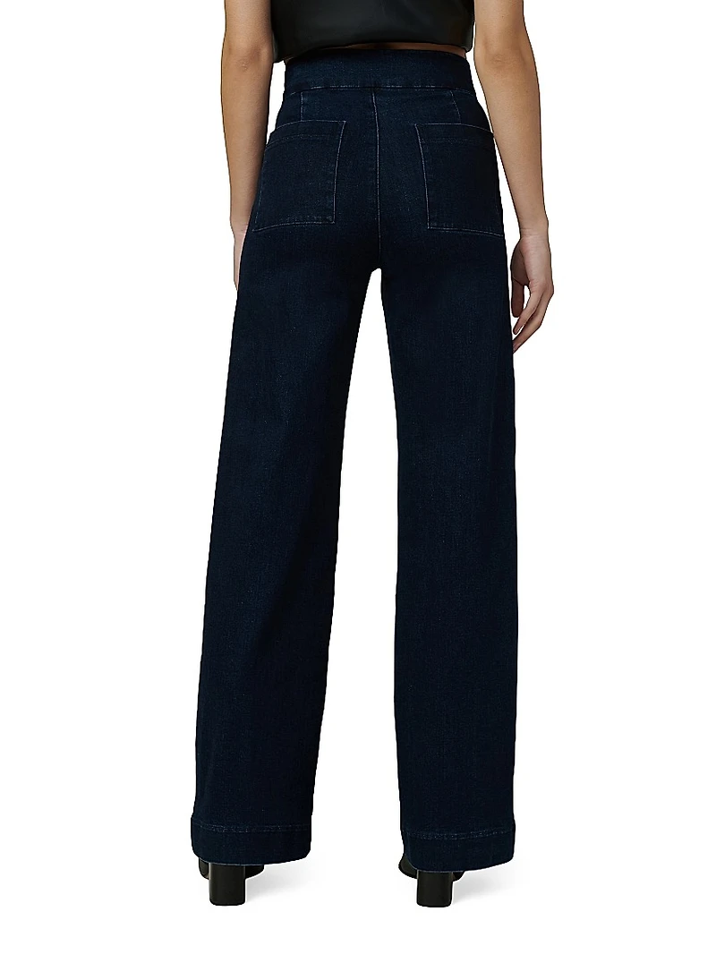 The Mason Denim Wide-Leg Pants