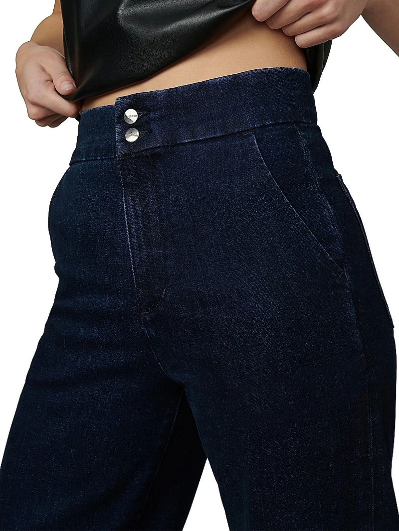 The Mason Denim Wide-Leg Pants