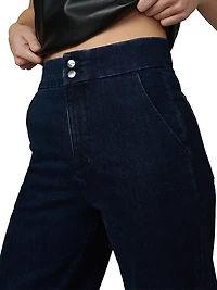 The Mason Denim Wide-Leg Pants