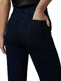 The Mason Denim Wide-Leg Pants
