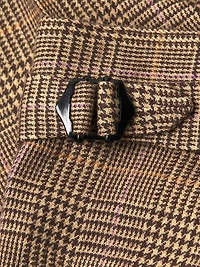 Gregory Handmade Glen Plaid Suit Trousers