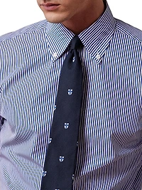 Bengal-Striped Cotton Poplin Shirt