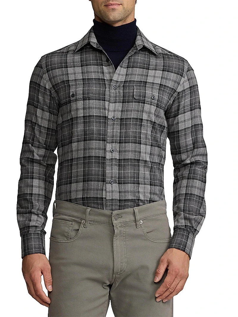 Plaid Twill Shirt