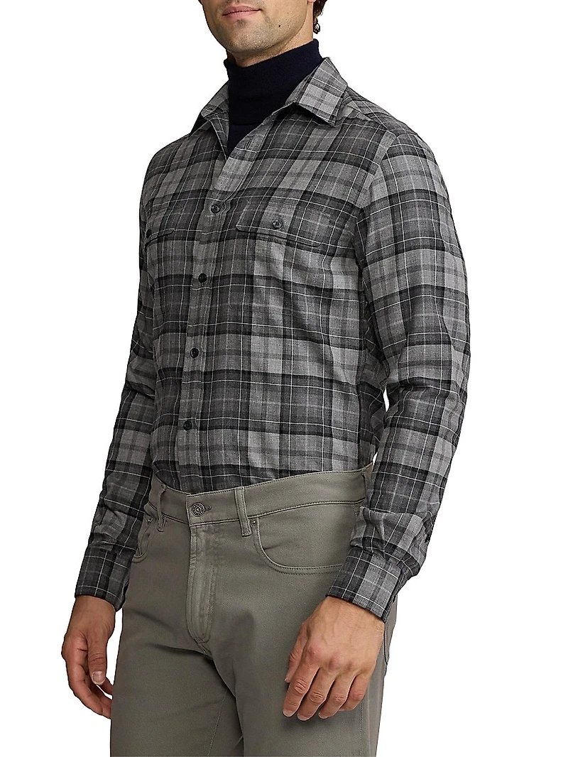 Plaid Twill Shirt