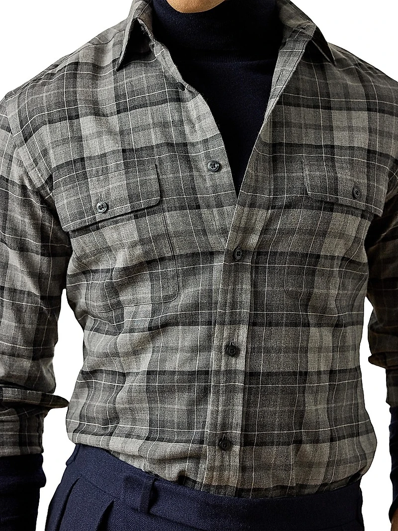 Plaid Twill Shirt
