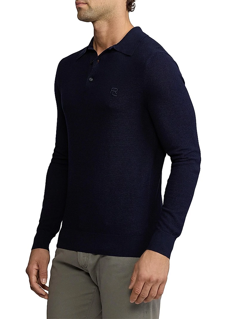 Polo Silk-Cotton Sweater