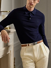 Polo Silk-Cotton Sweater