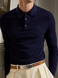 Polo Silk-Cotton Sweater