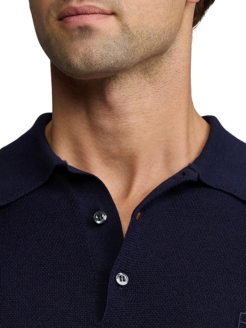 Polo Silk-Cotton Sweater