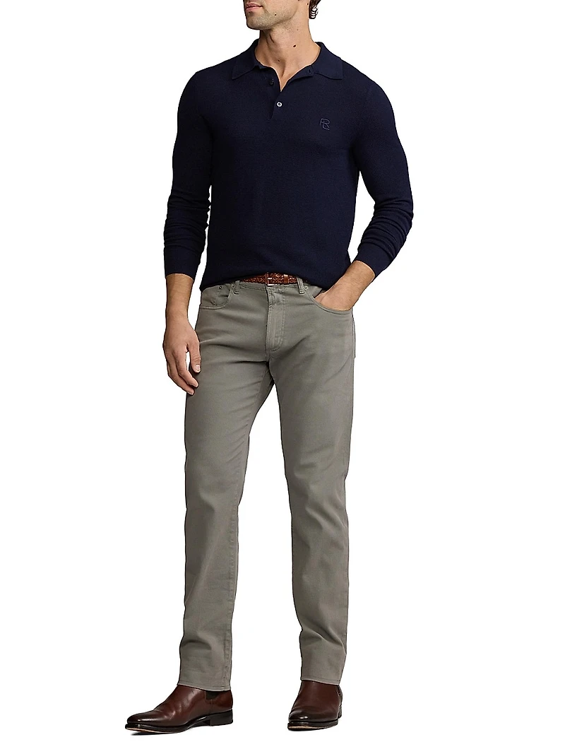 Polo Silk-Cotton Sweater