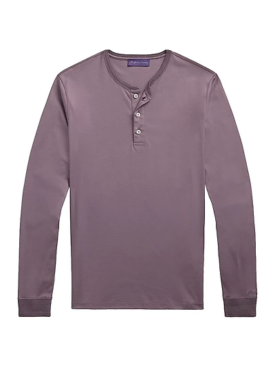 Interlock Long-Sleeve Henley