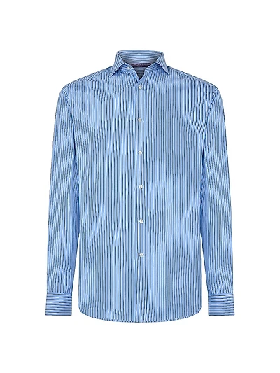 Striped Poplin Shirt
