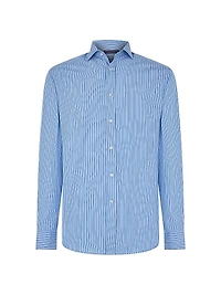 Striped Poplin Shirt