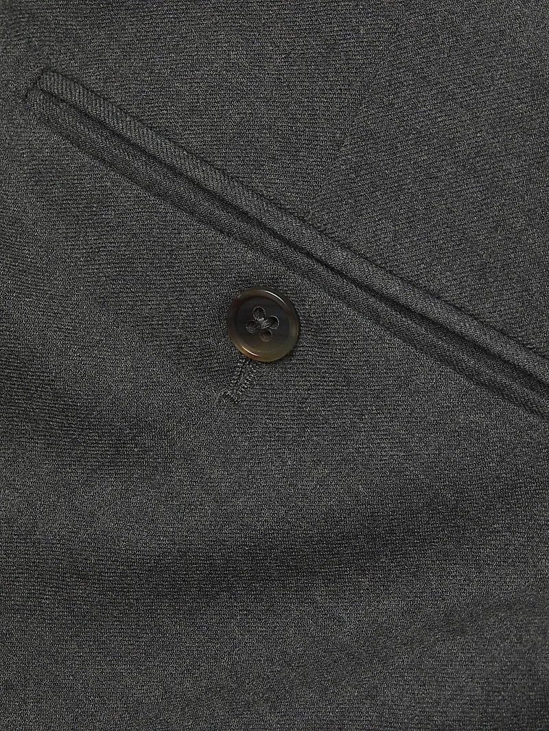 Gregory Hand-Tailored Wool Flannel Trousers