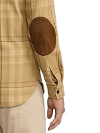 Wool-Cashmere Plaid Shirt