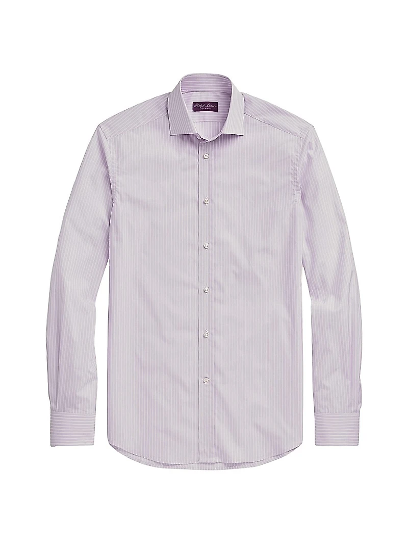 Striped Button-Up Shirt