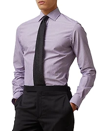 Striped Button-Up Shirt