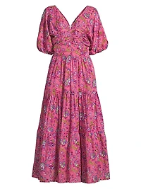 Nieves Floral Tiered Maxi Dress
