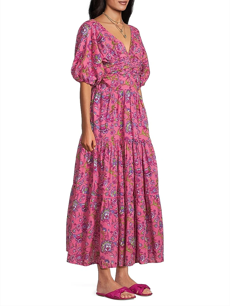 Nieves Floral Tiered Maxi Dress