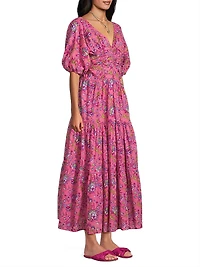 Nieves Floral Tiered Maxi Dress