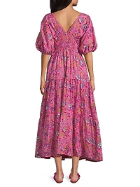 Nieves Floral Tiered Maxi Dress