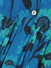 Mumi Cap Sleeve Midi-Dress