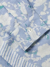 Brisa Boyfriend Floral Cotton Top