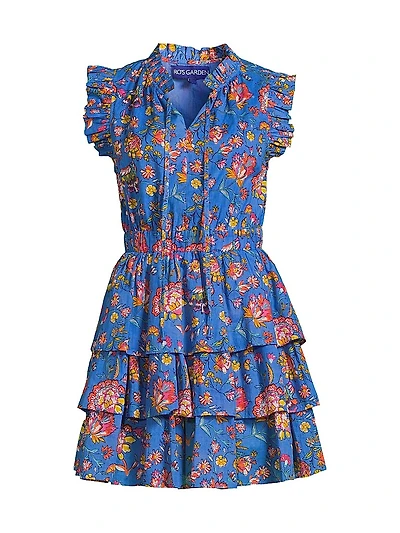 Bimba Floral Tiered Minidress