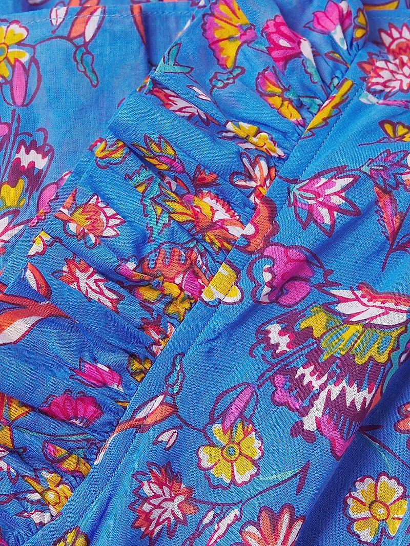 Bimba Floral Tiered Minidress