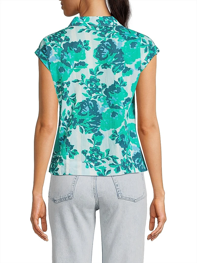 Belen Floral Cotton Shirt