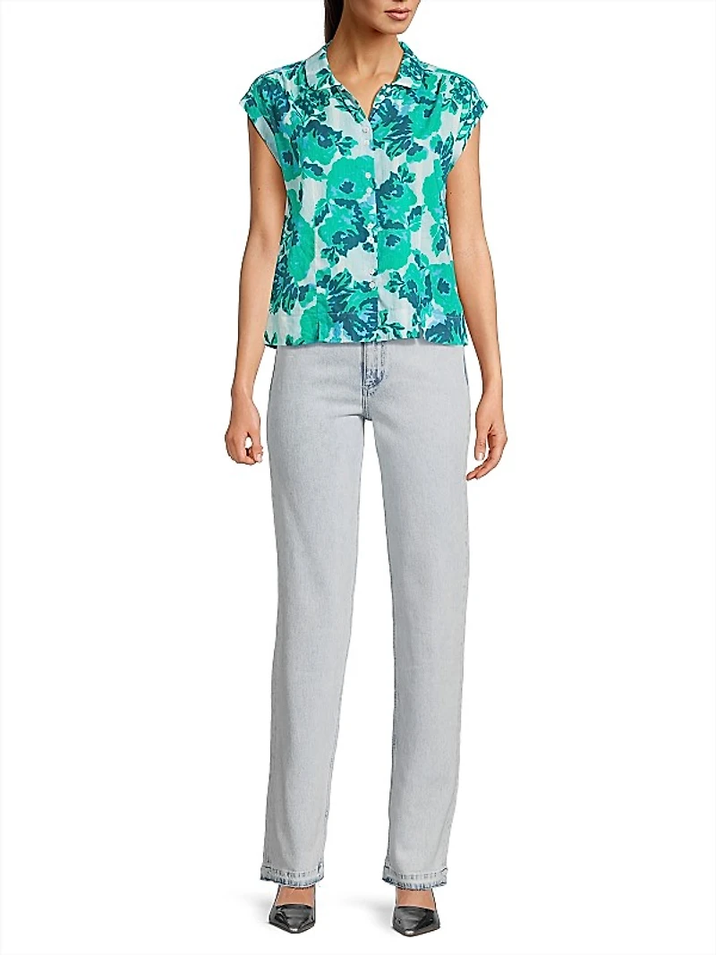 Belen Floral Cotton Shirt