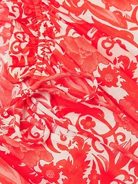 Havana Hibiscus Print Cotton Top