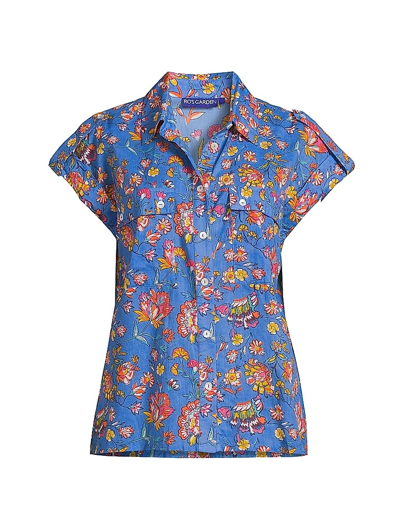 Netherlands Floral Cotton Shirt