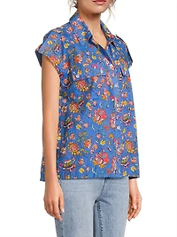 Netherlands Floral Cotton Shirt