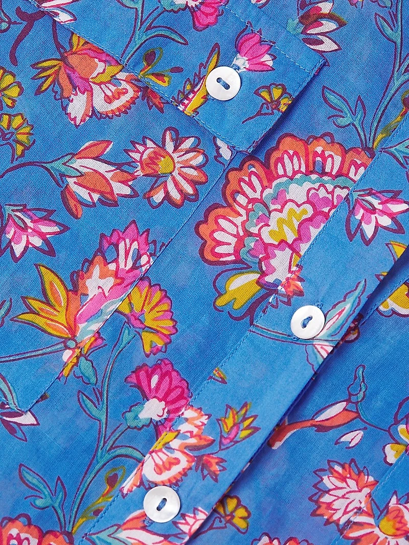Netherlands Floral Cotton Shirt