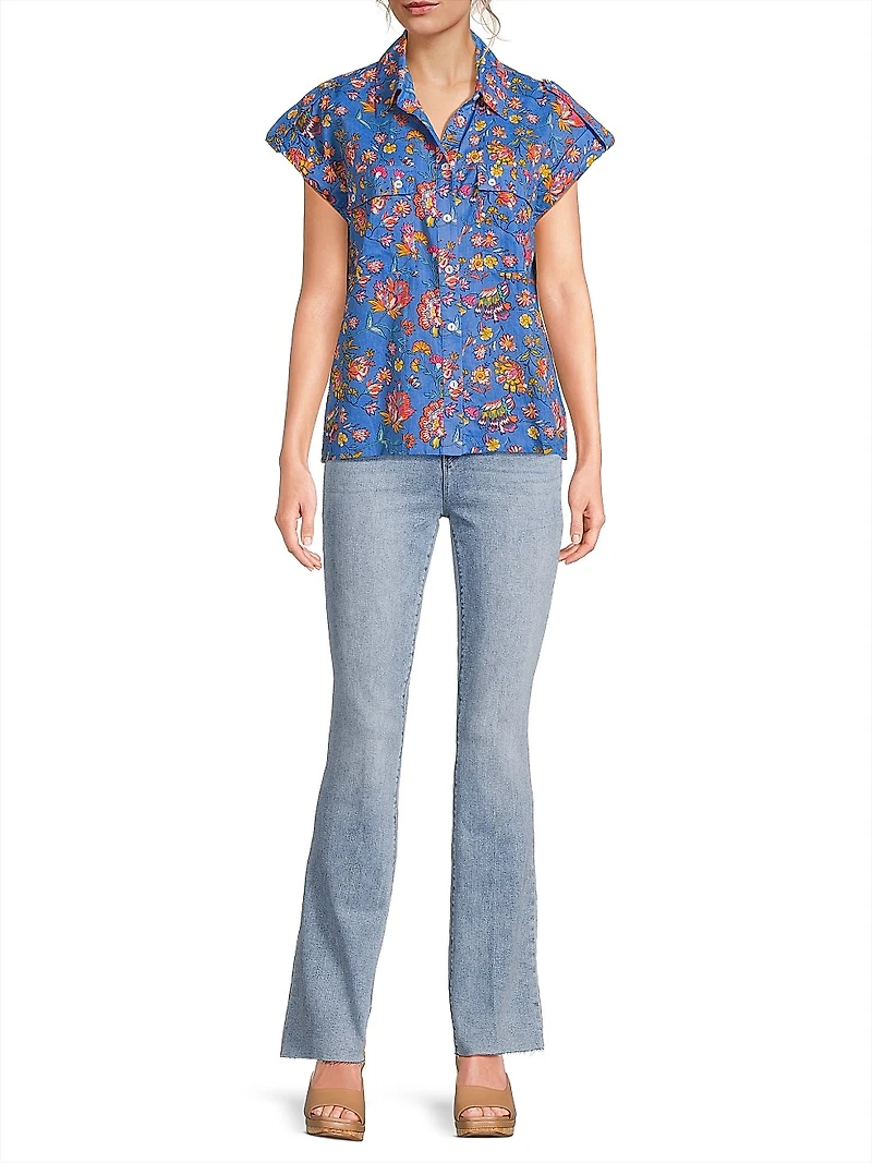 Netherlands Floral Cotton Shirt