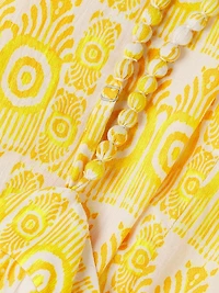 Brittany Printed Tiered Midi-Dress