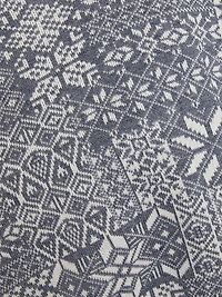 Patchwork Jacquard Knit Top