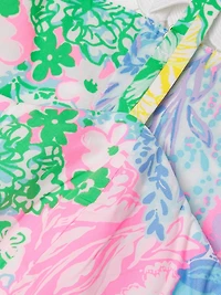 Haliey Floral Cotton Midi-Dress