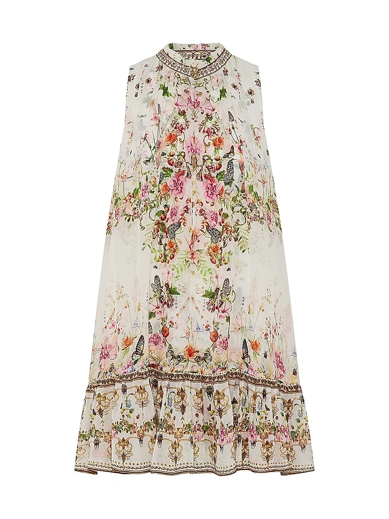 Rose Garden Ruffled Minidress