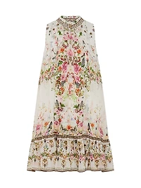 Rose Garden Ruffled Minidress