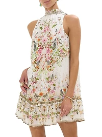 Rose Garden Ruffled Minidress