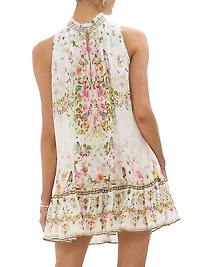 Rose Garden Ruffled Minidress
