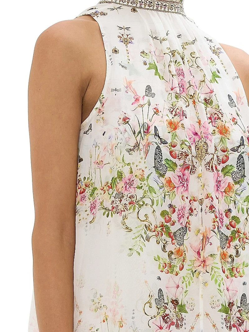 Rose Garden Ruffled Minidress