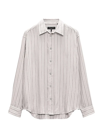 Matthew Striped Button-Front Shirt