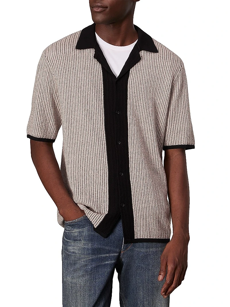 Harvey Retro Short-Sleeve Camp Shirt