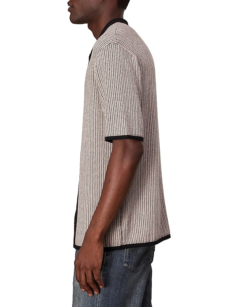 Harvey Retro Short-Sleeve Camp Shirt