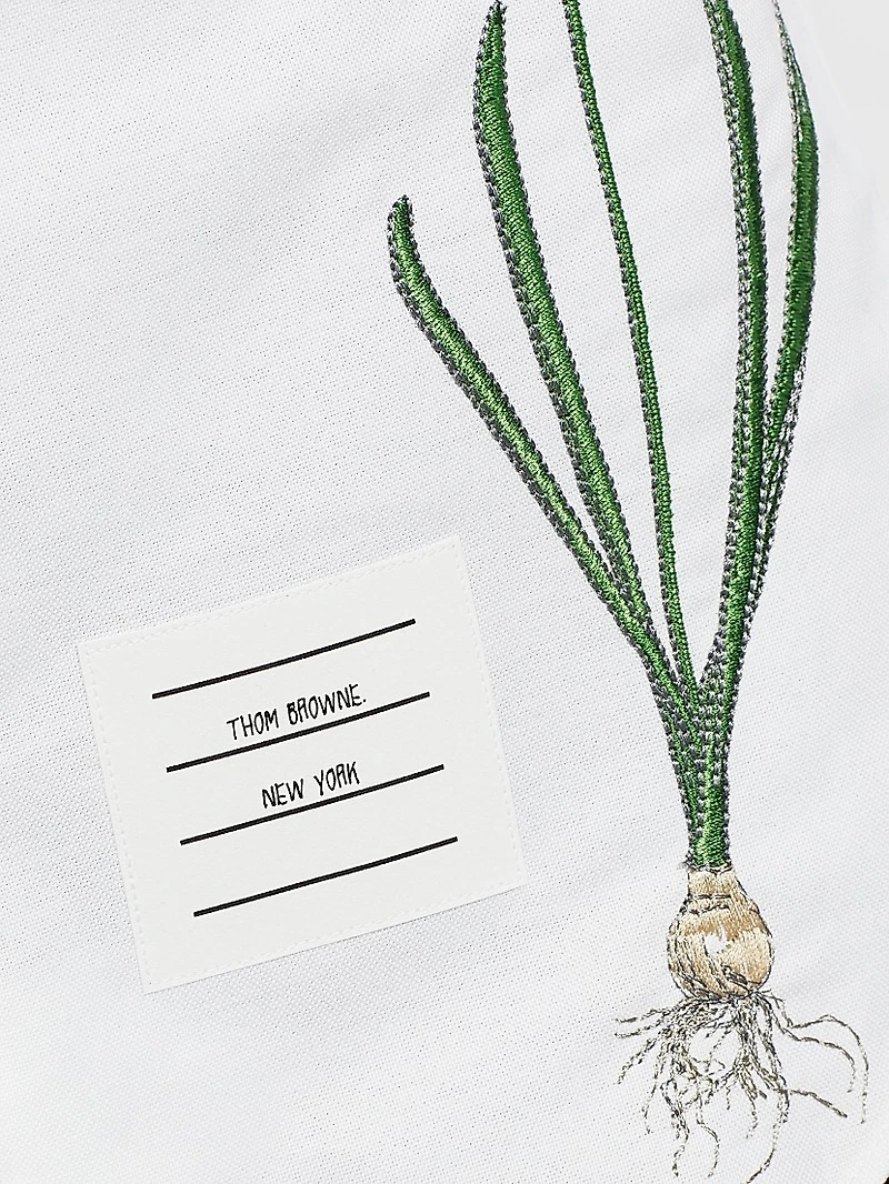 Embroidered Floral Cotton Shirt